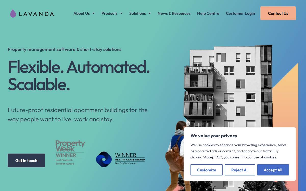 Lavanda website preview