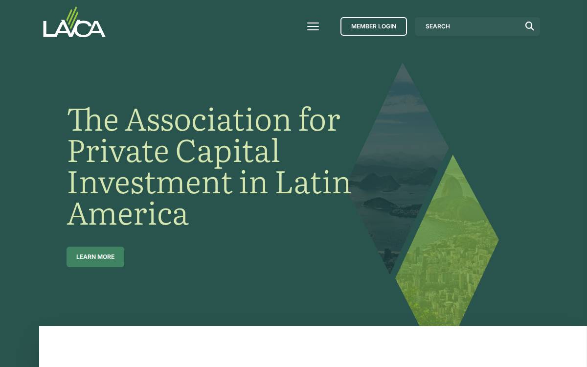 Lavca website preview