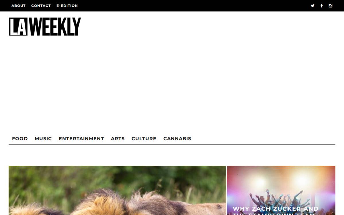 Laweekly website preview