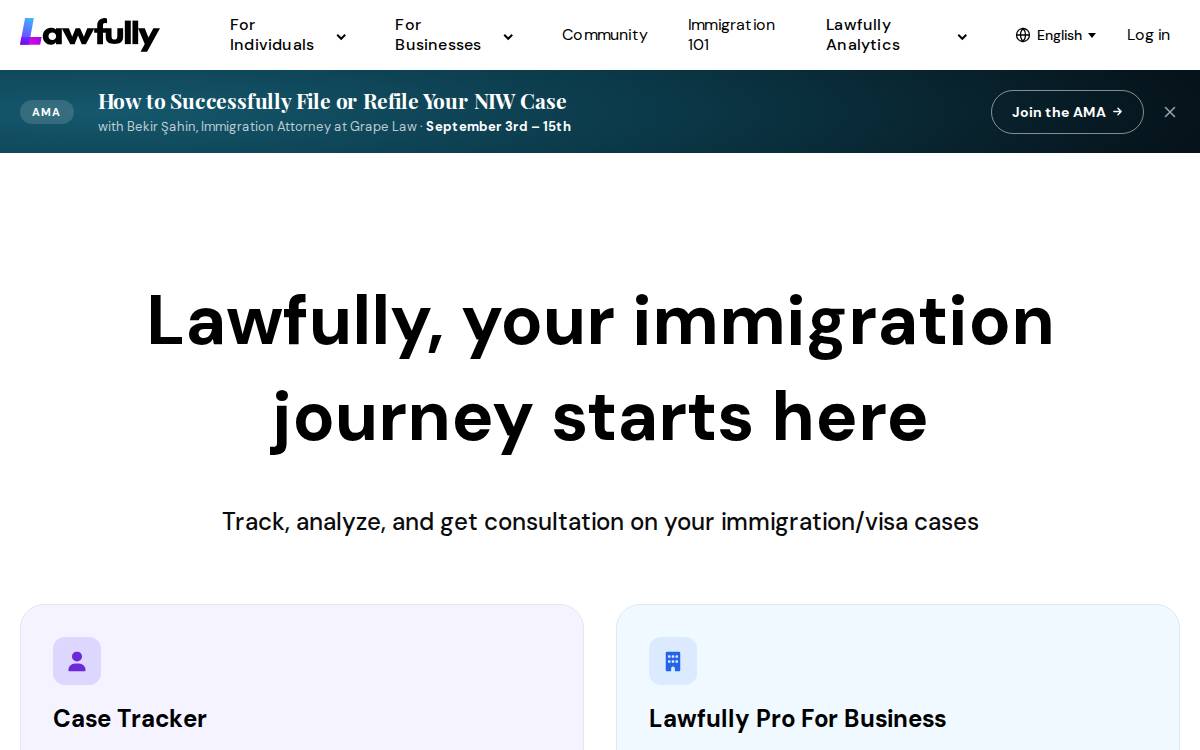 Lawfully website preview