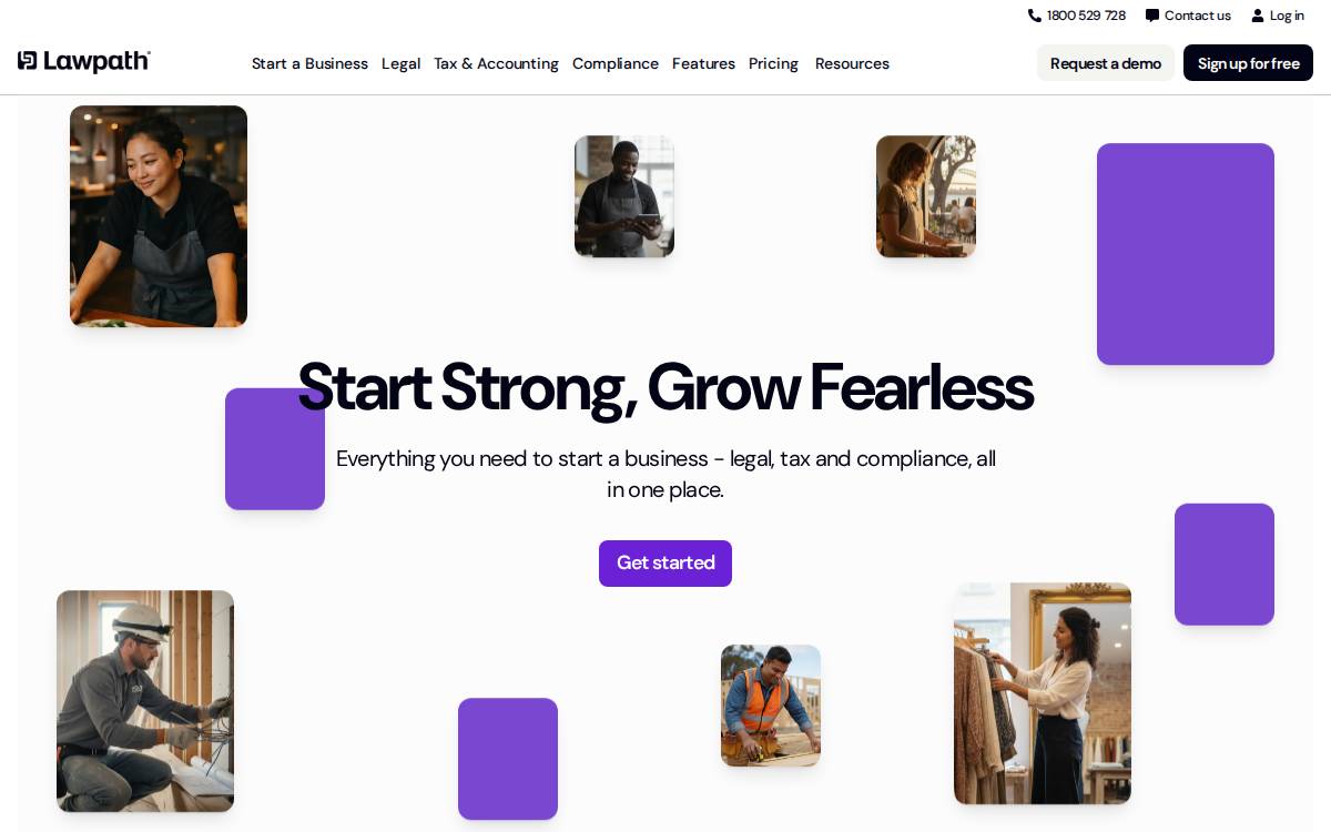 Lawpath website preview