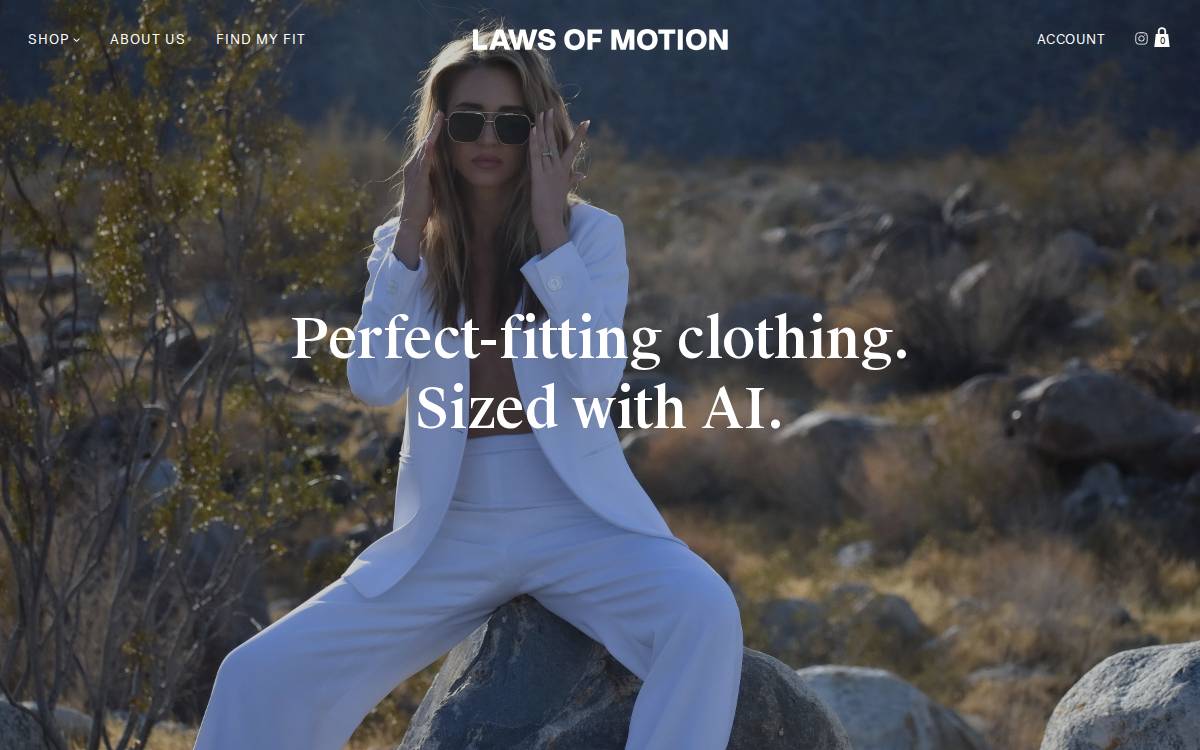 Laws of Motion website preview