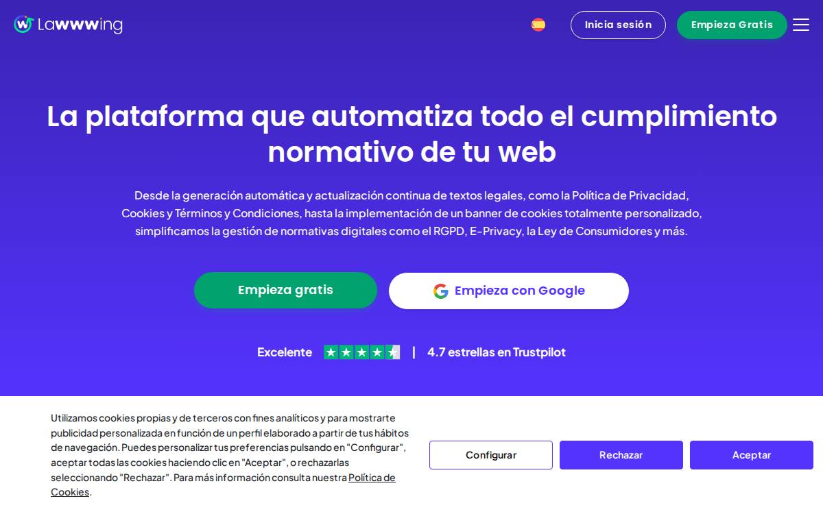 Lawwwing website preview