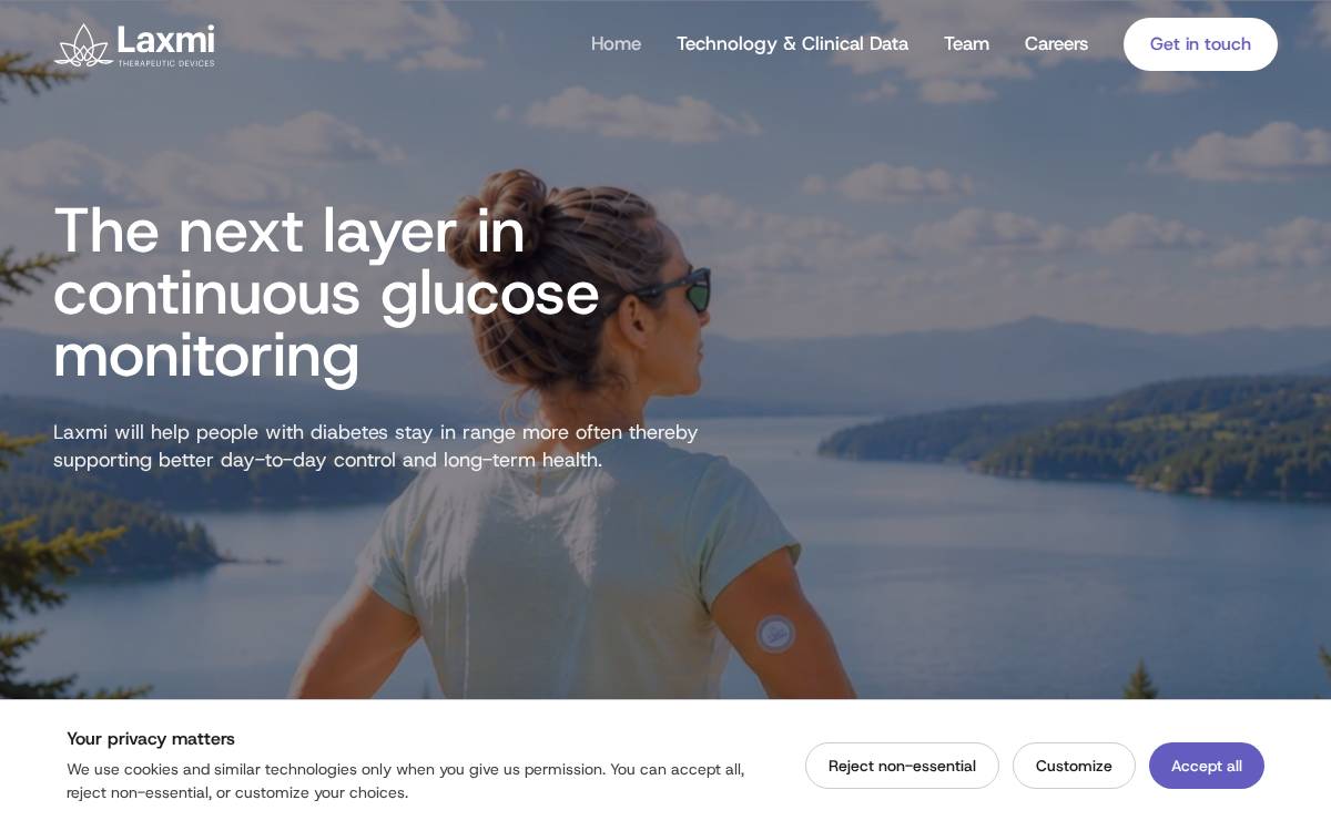 Laxmi Therapeutic Devices website preview