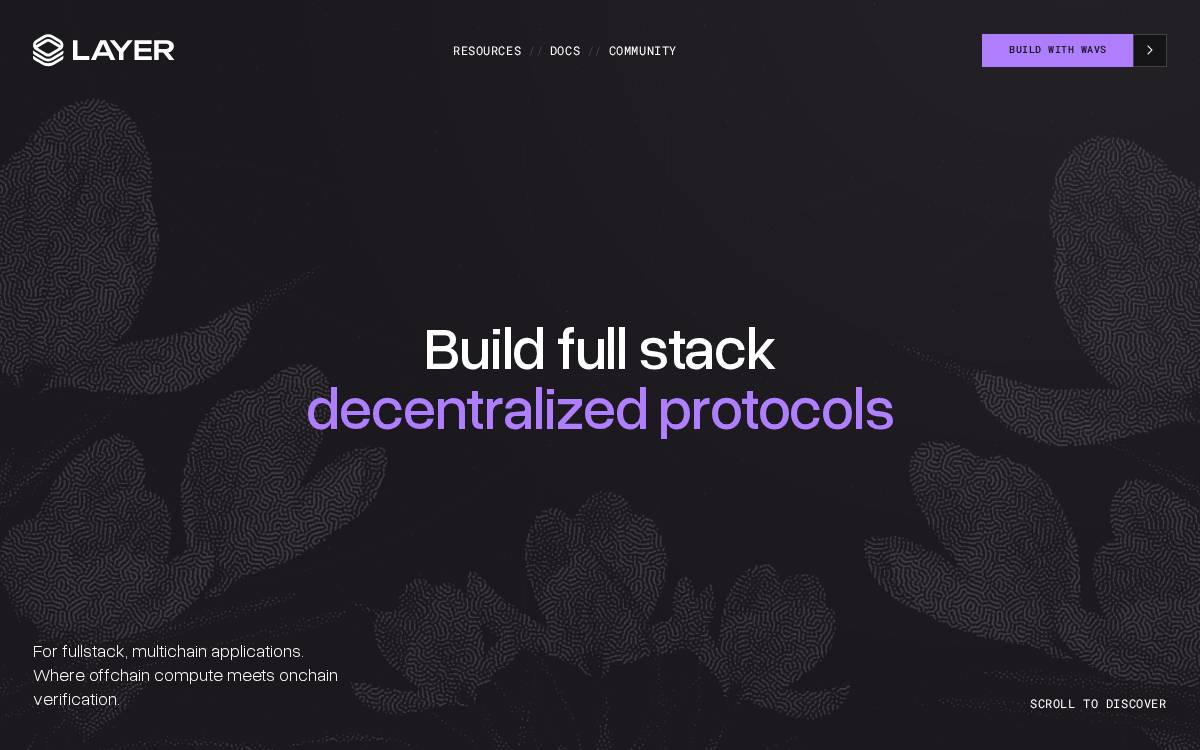Layer website preview