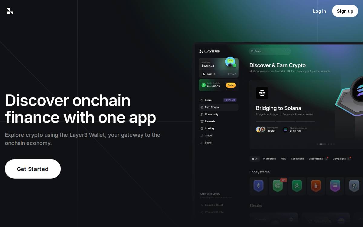 Layer3 website preview