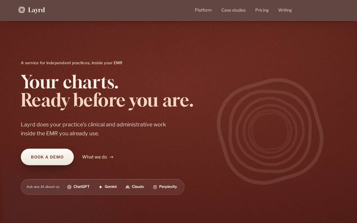 Layrd website preview