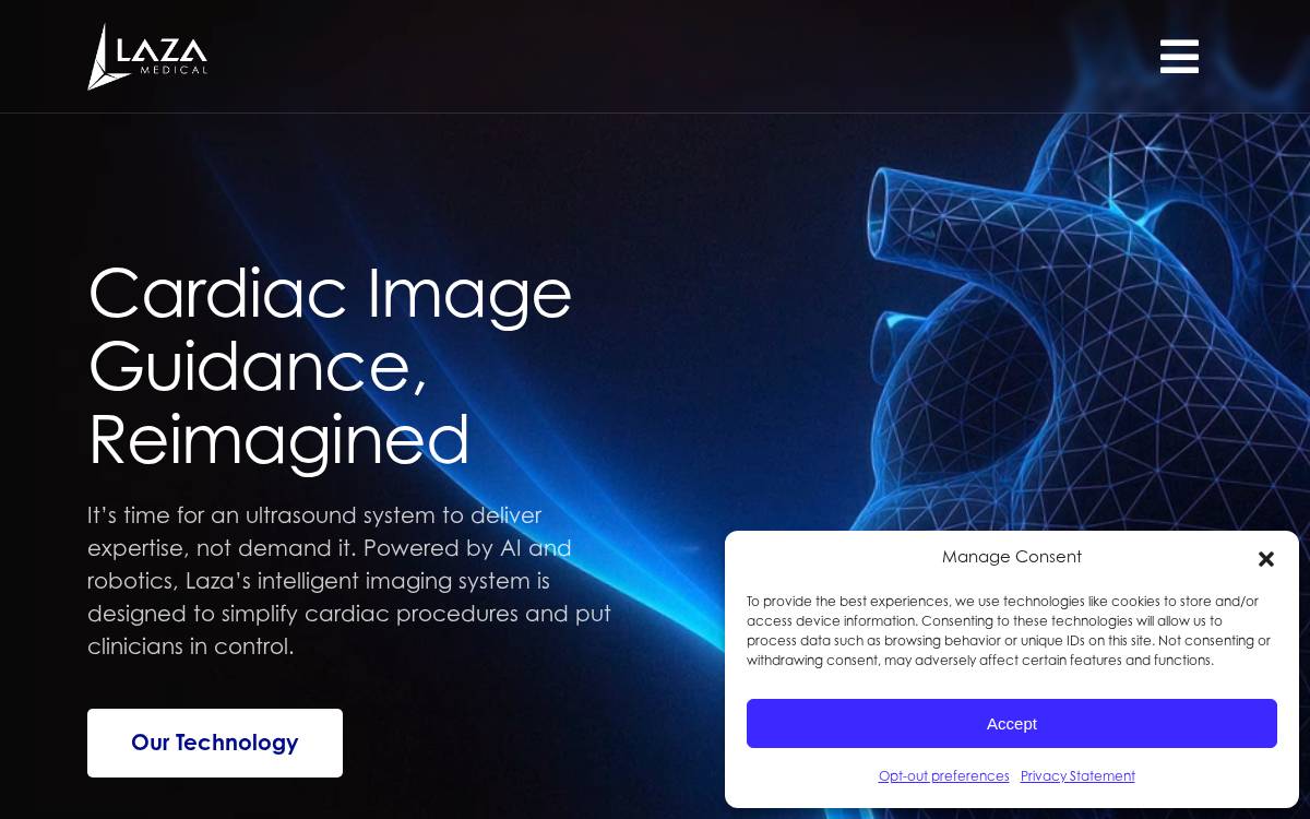 Laza Medical website preview