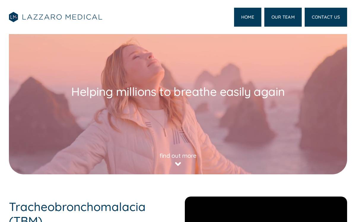 Lazzaromed website preview