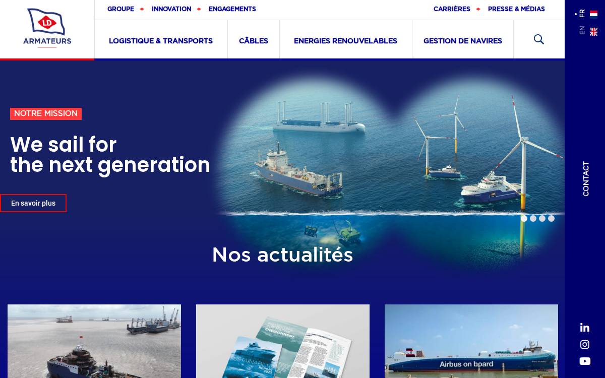 LDA website preview