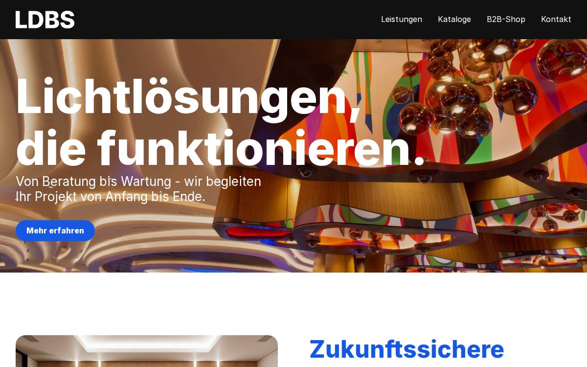 LDBS website preview