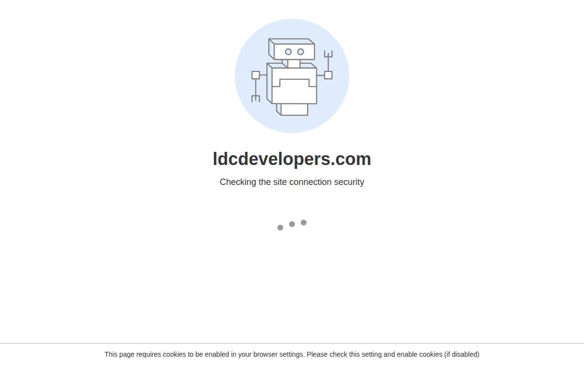 Ldcdevelopers website preview