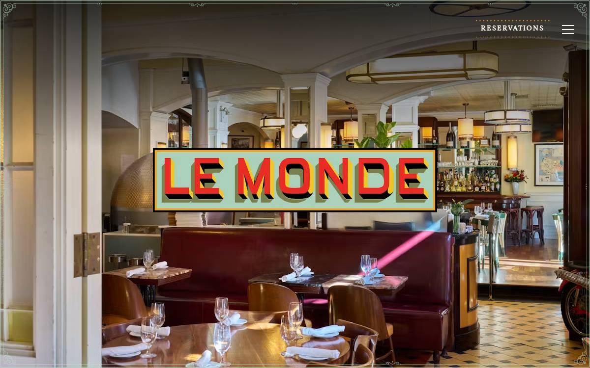 Le Monde website preview