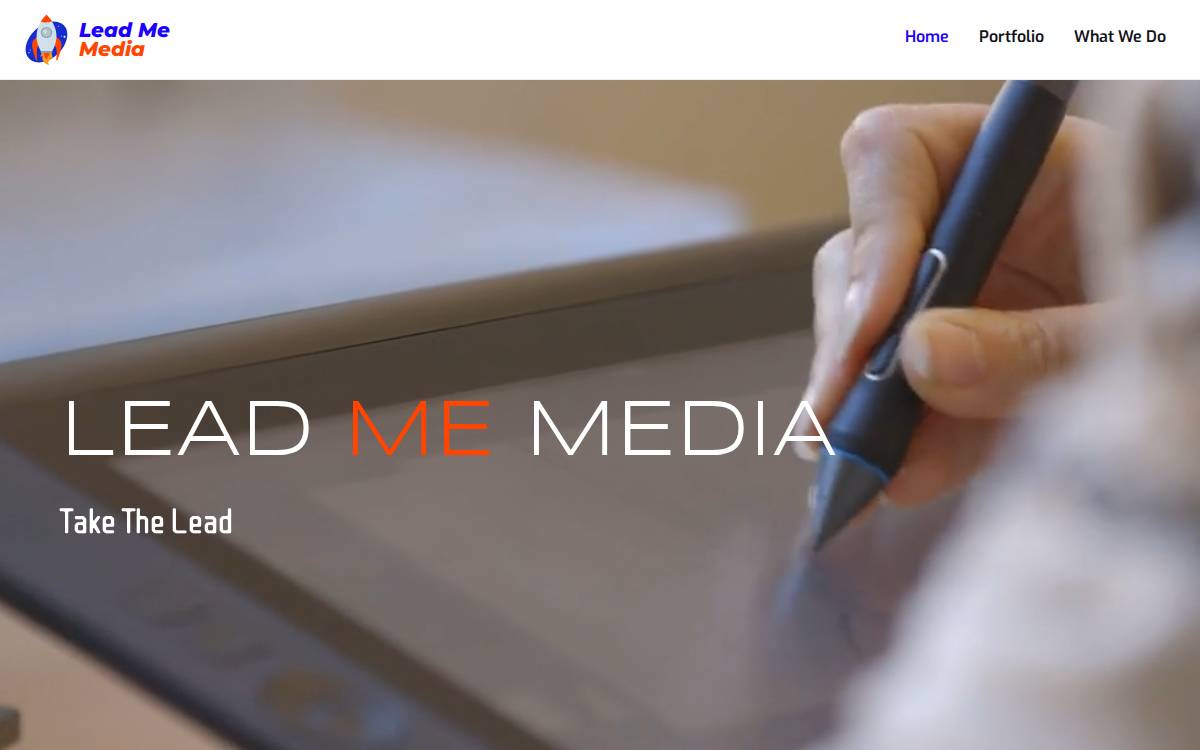 Lead Me Media website preview