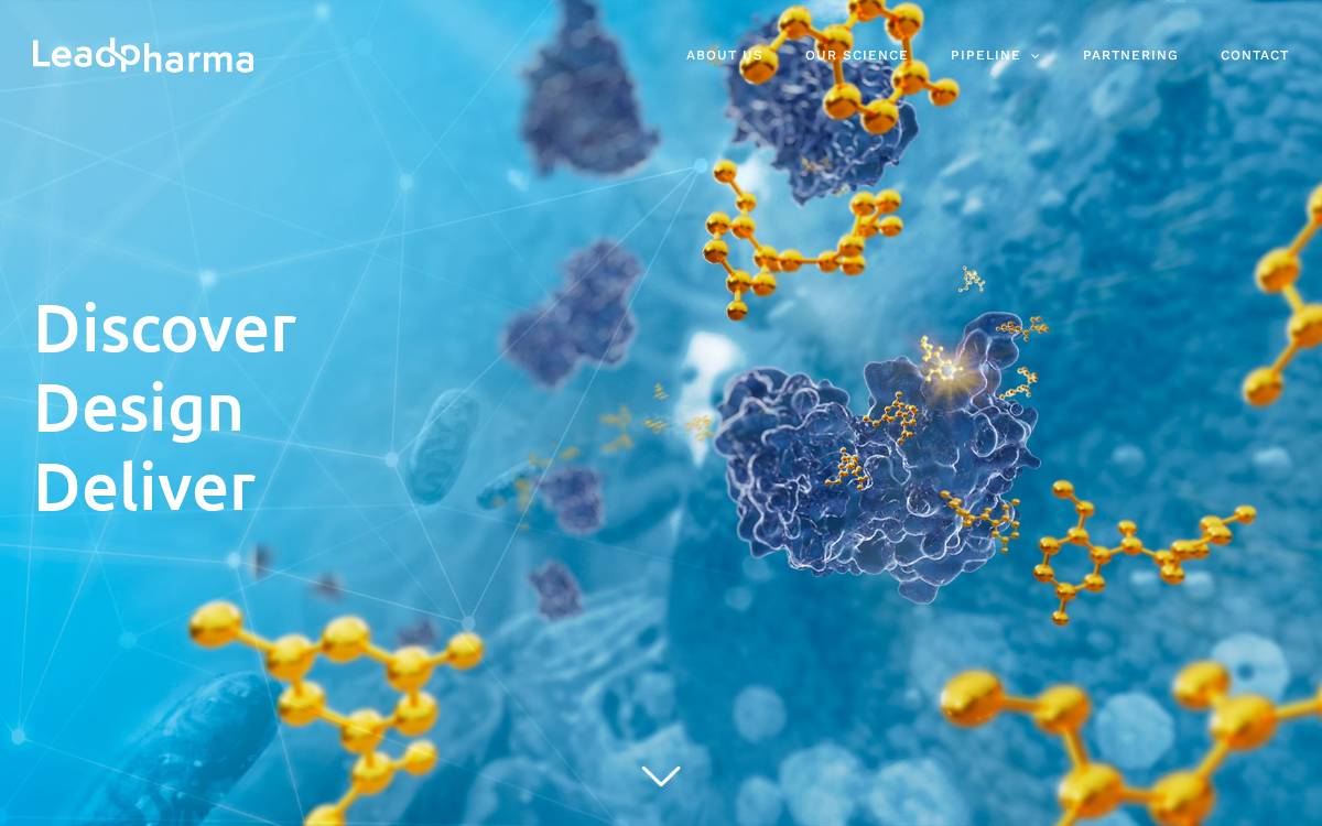 Lead Pharma website preview