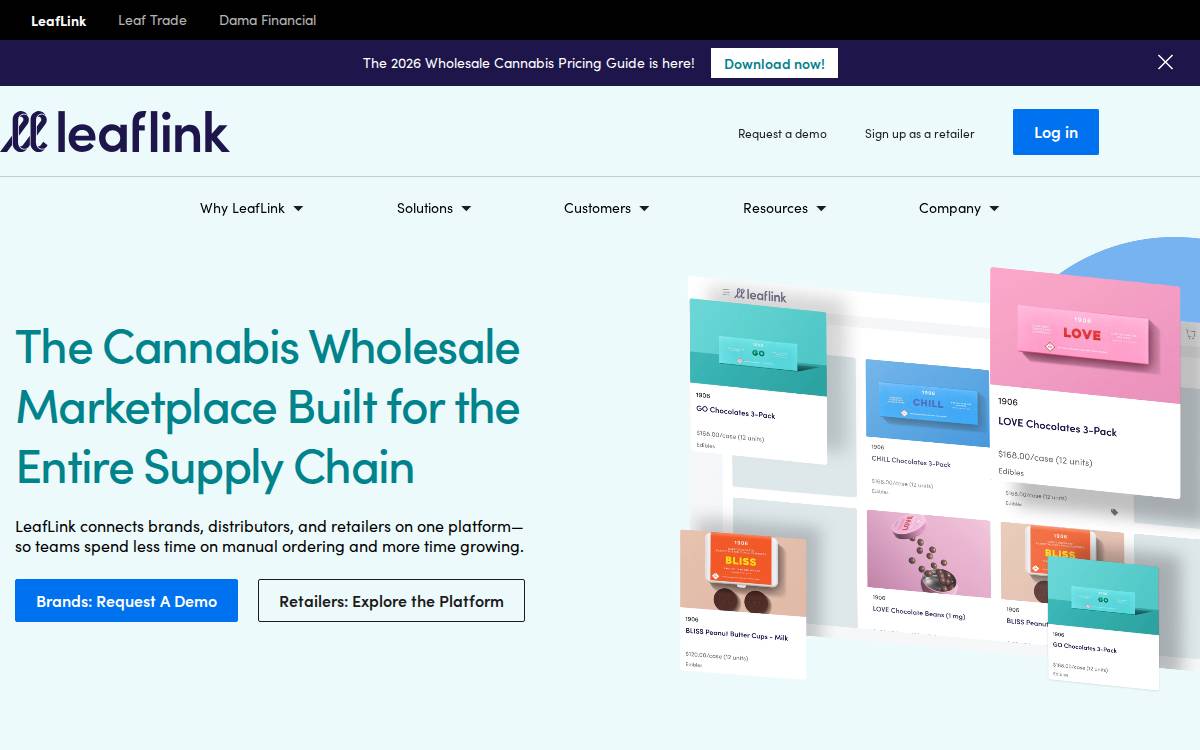 LeafLink website preview