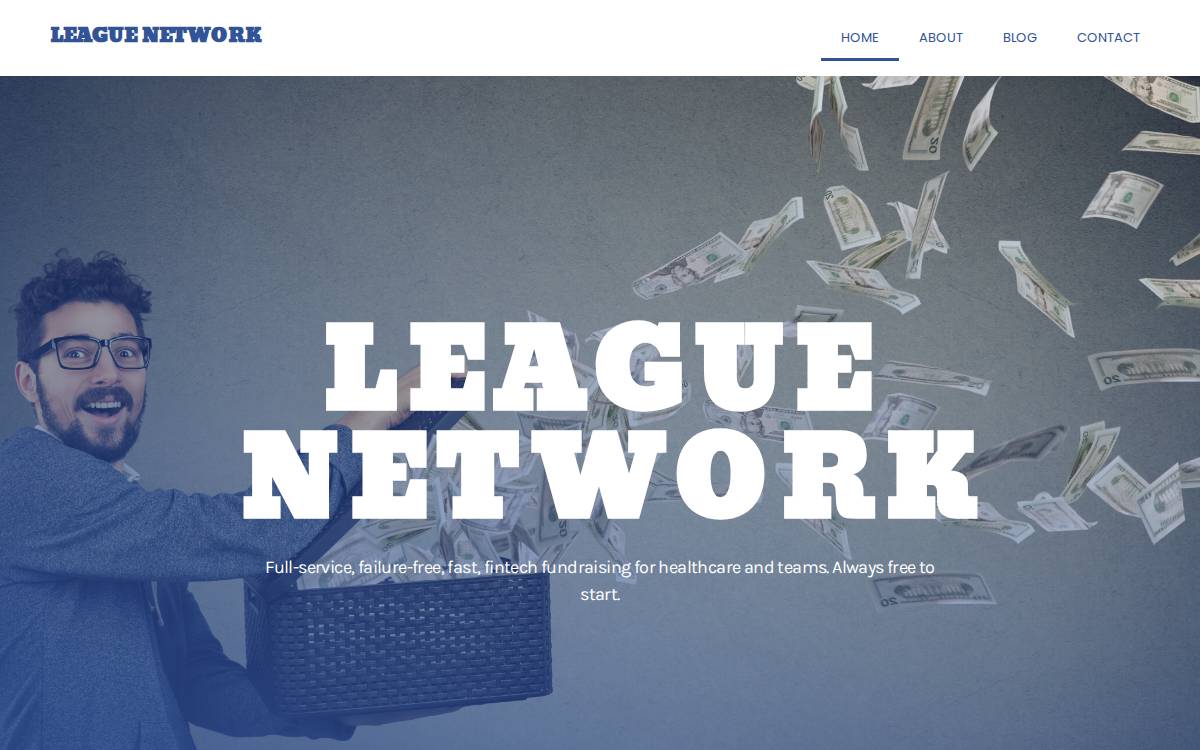 Leaguenetwork website preview