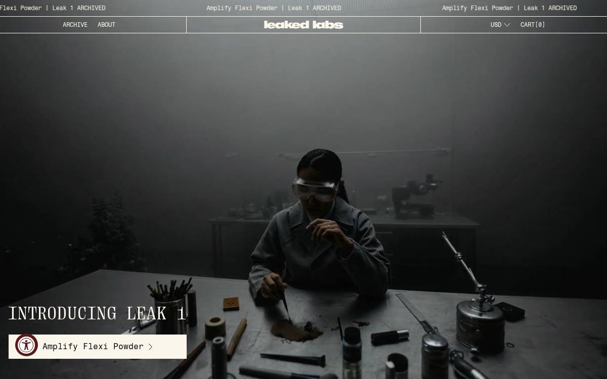 Leaked Labs website preview