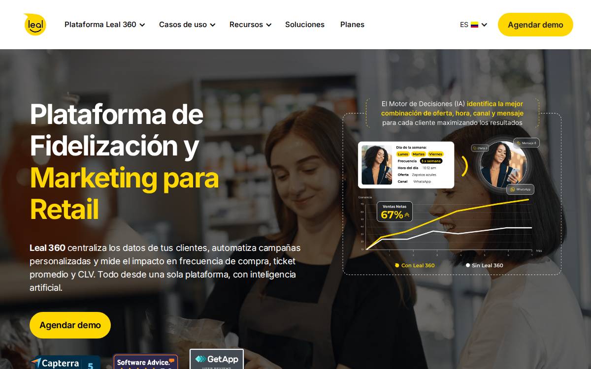 Leal website preview