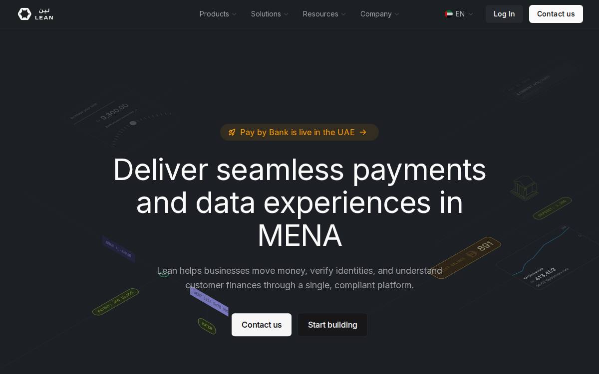 Lean Technologies website preview