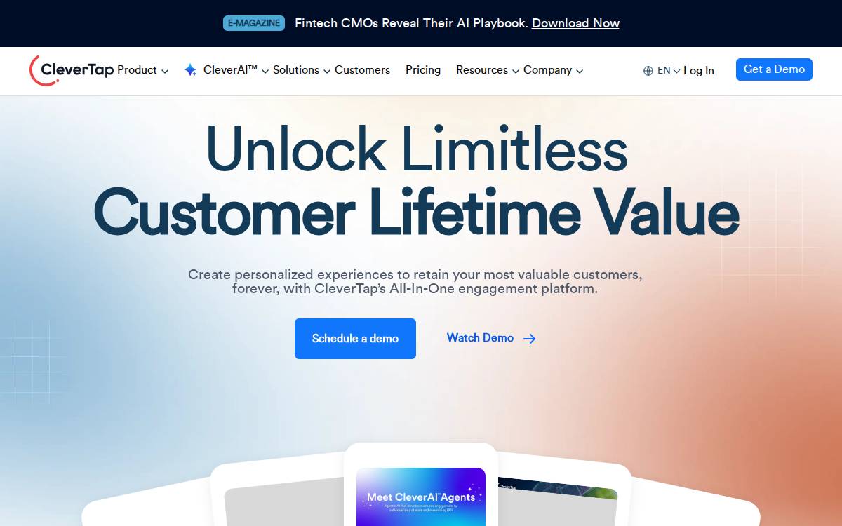 Leanplum website preview
