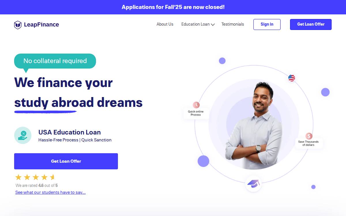 Leap Finance website preview