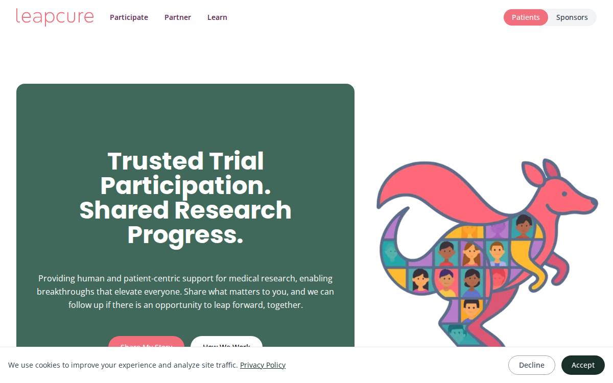Leapcure website preview