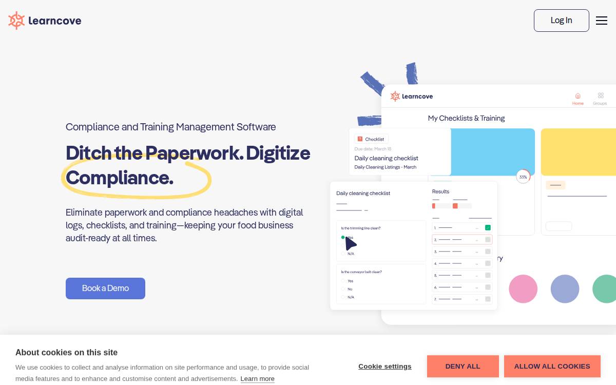 Learncove website preview