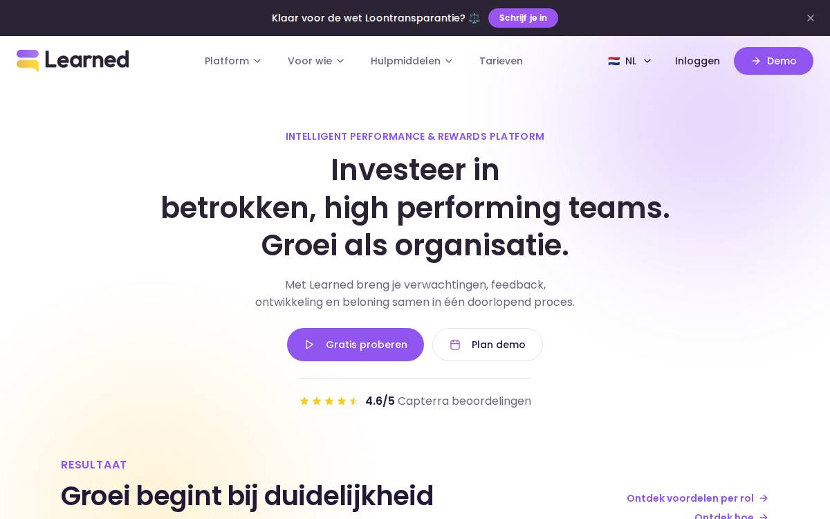 Learned website preview