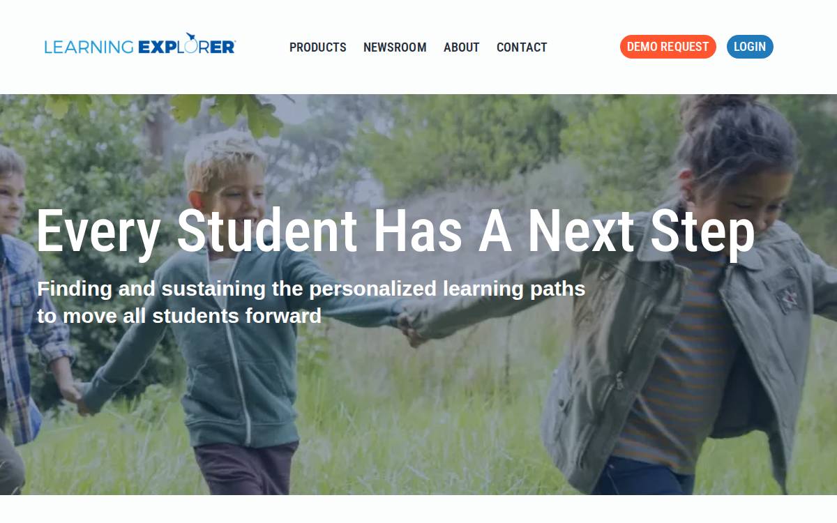 Learning Explorer website preview
