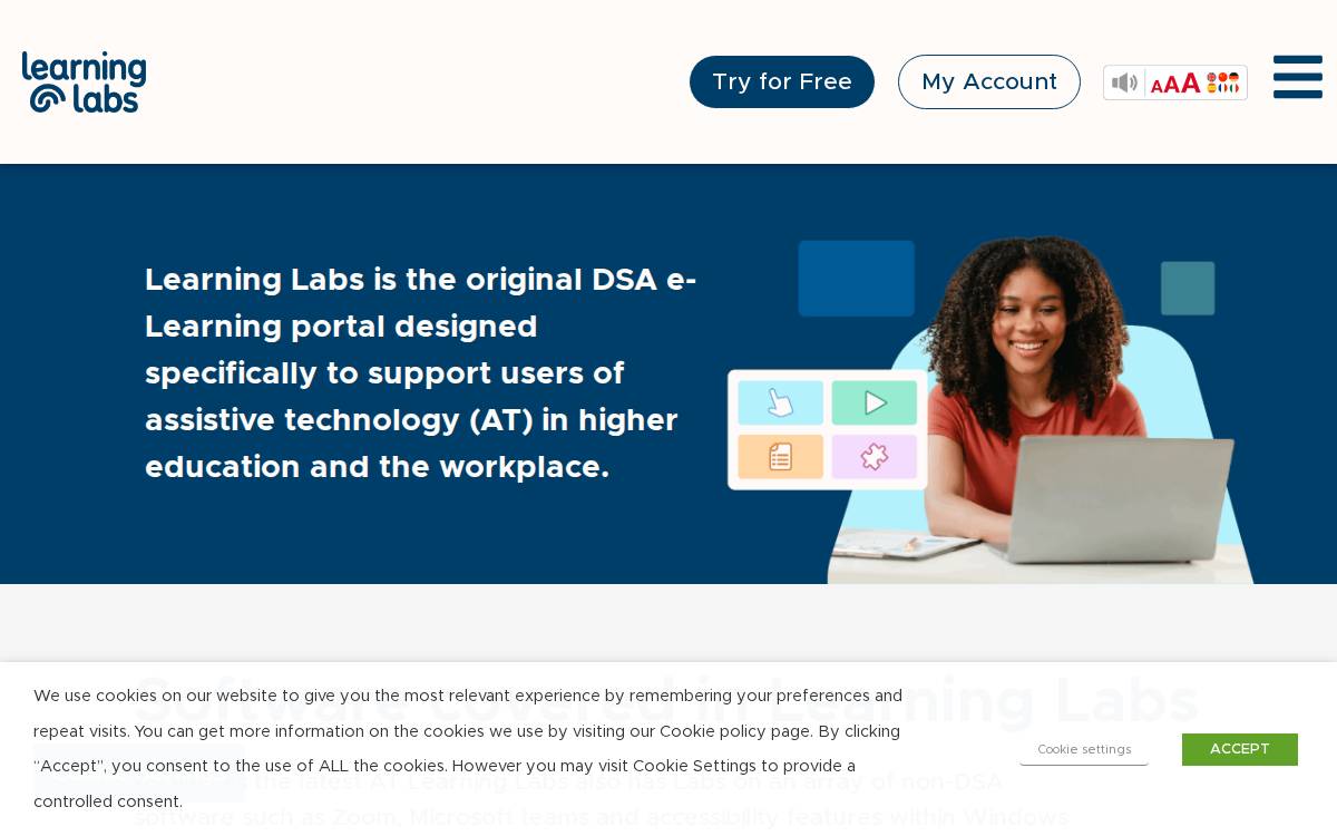 Learning Labs website preview