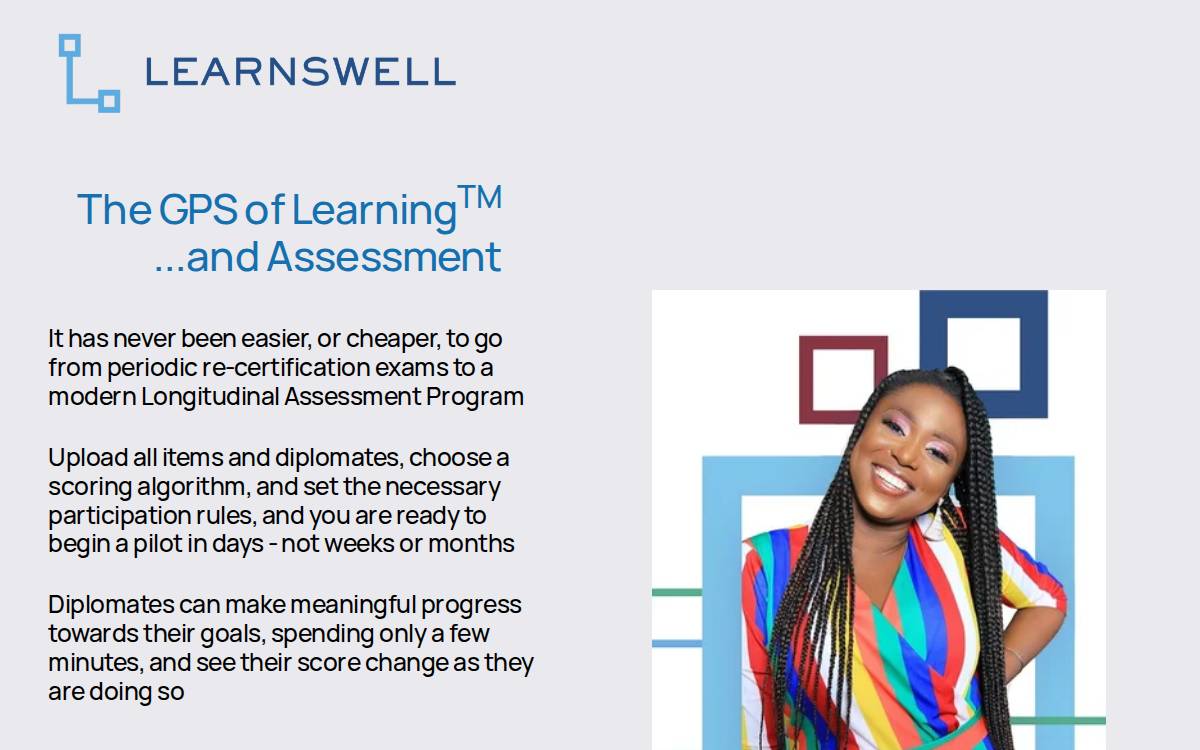 Learnswell website preview