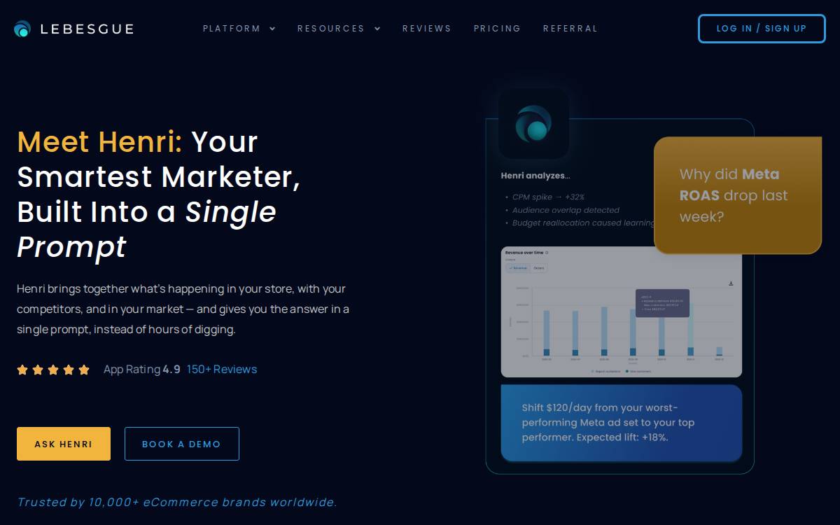 Lebesgue website preview
