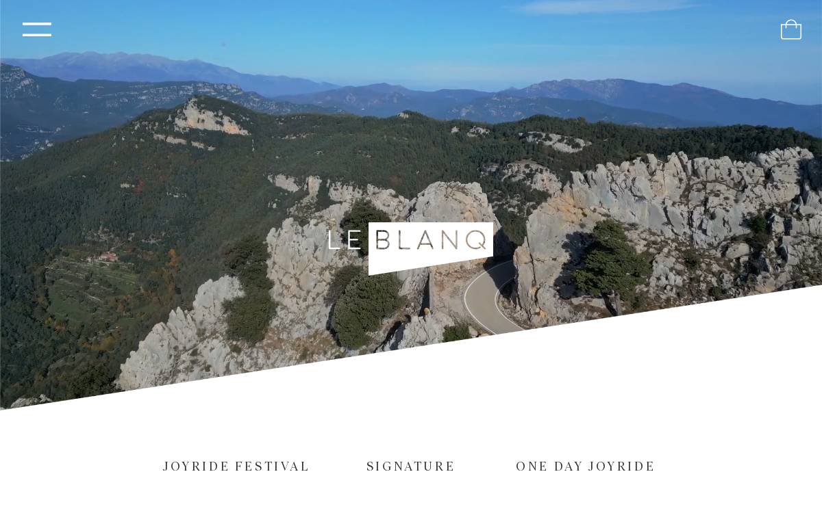 Leblanq website preview