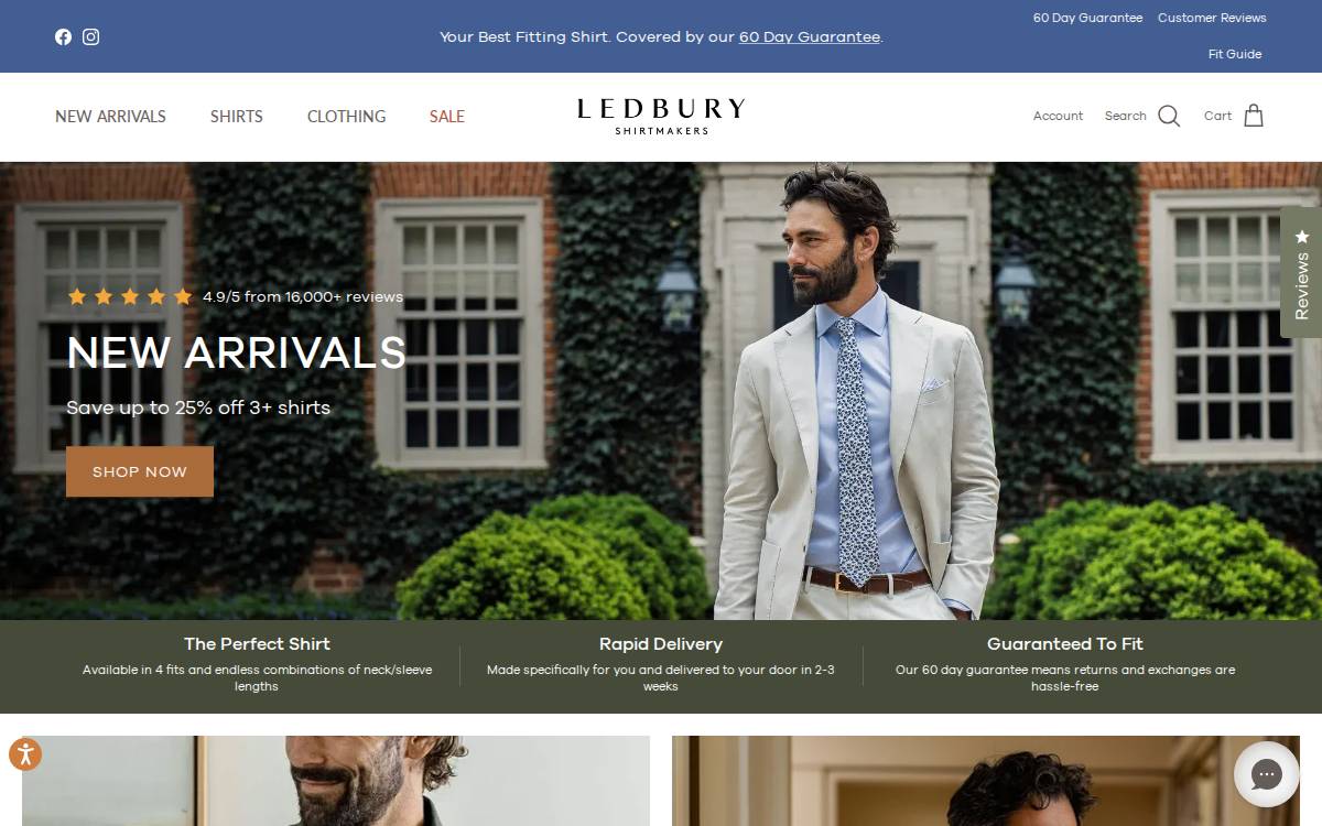 Ledbury website preview