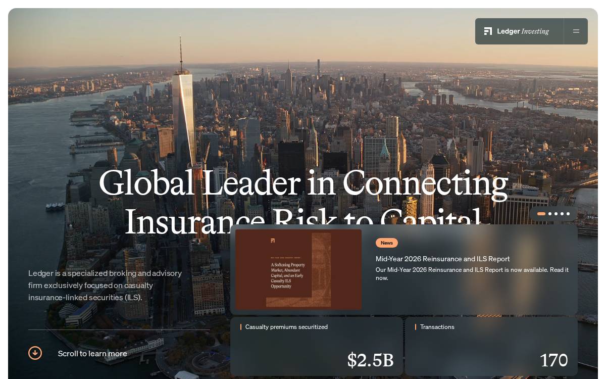 Ledger Investing website preview