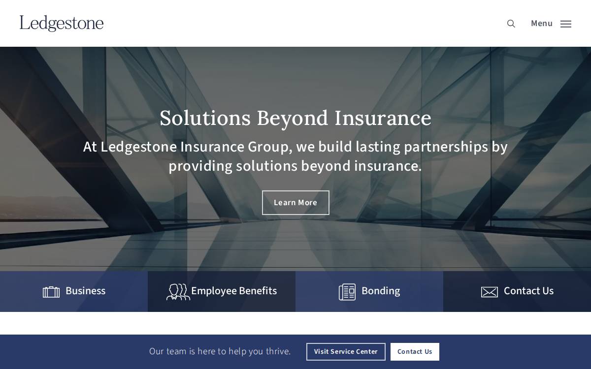 Ledgestone website preview