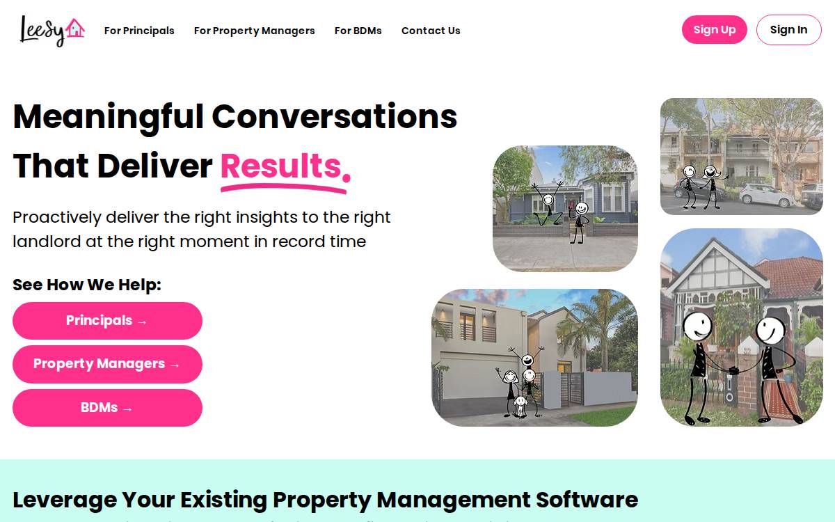 Leesy website preview