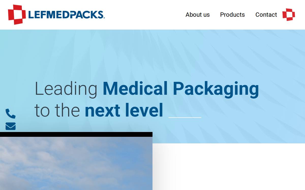 LEF Medpacks website preview