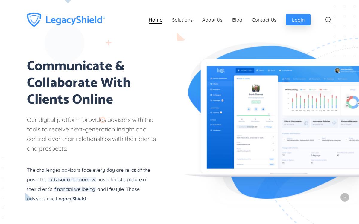 LegacyShield website preview