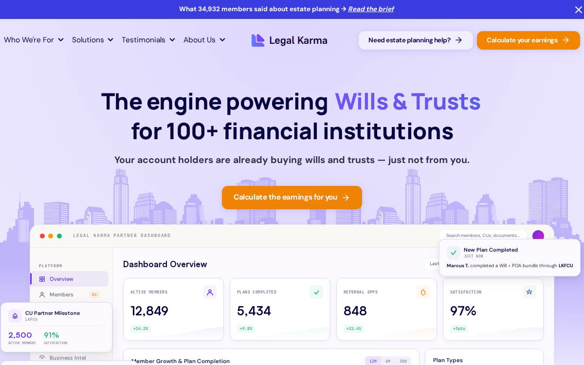 Legal Karma website preview