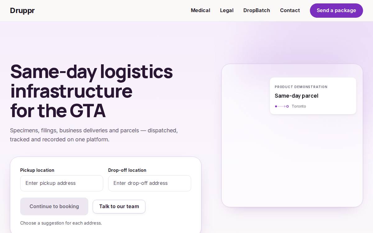 LegalDrop Website website preview