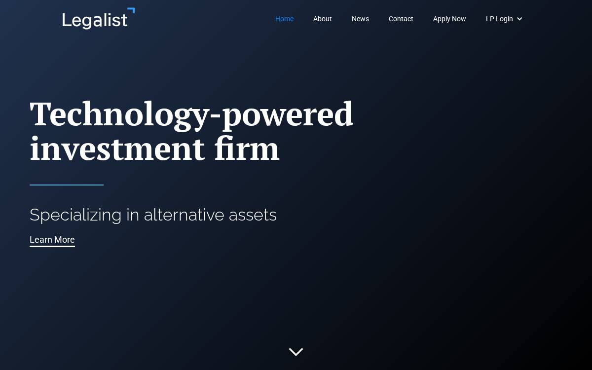 Legalist website preview