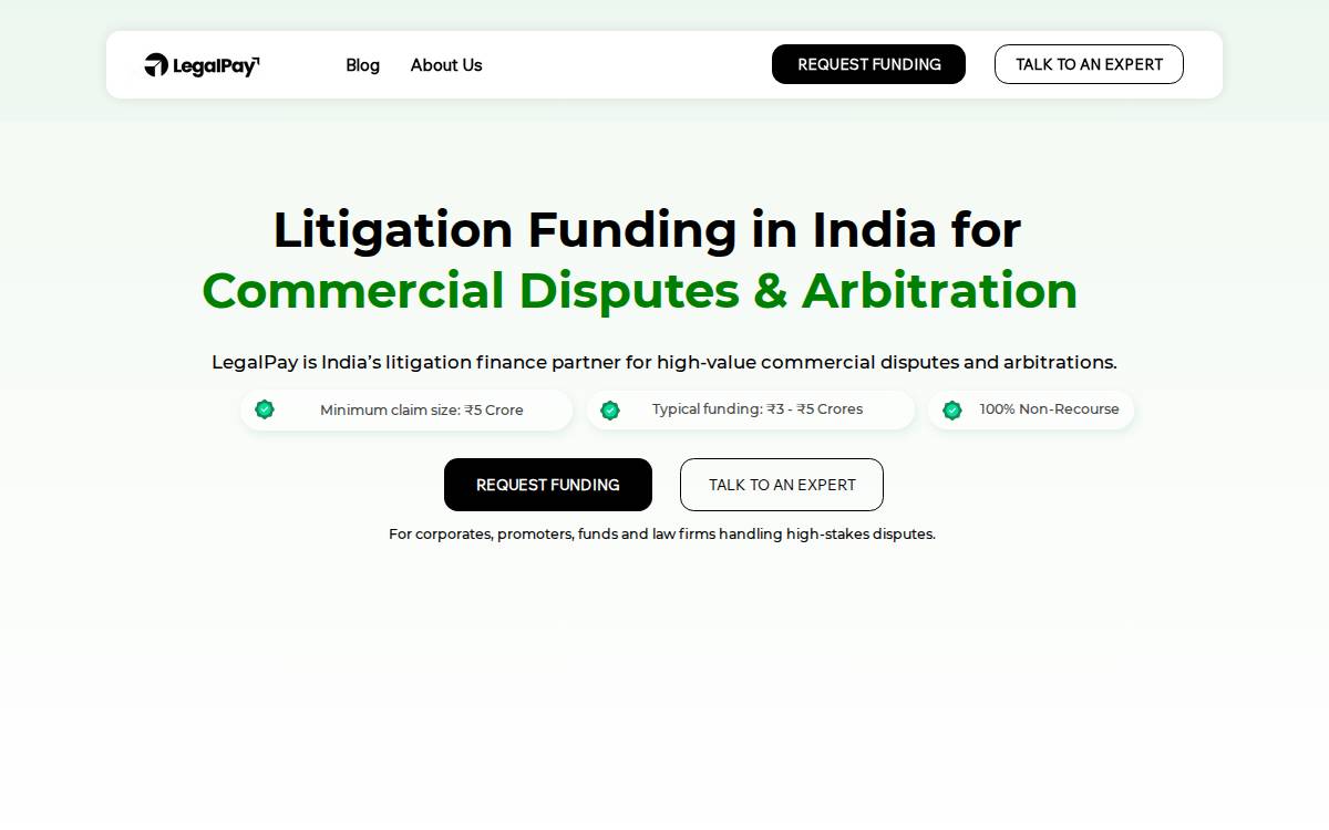 LegalPay New website preview