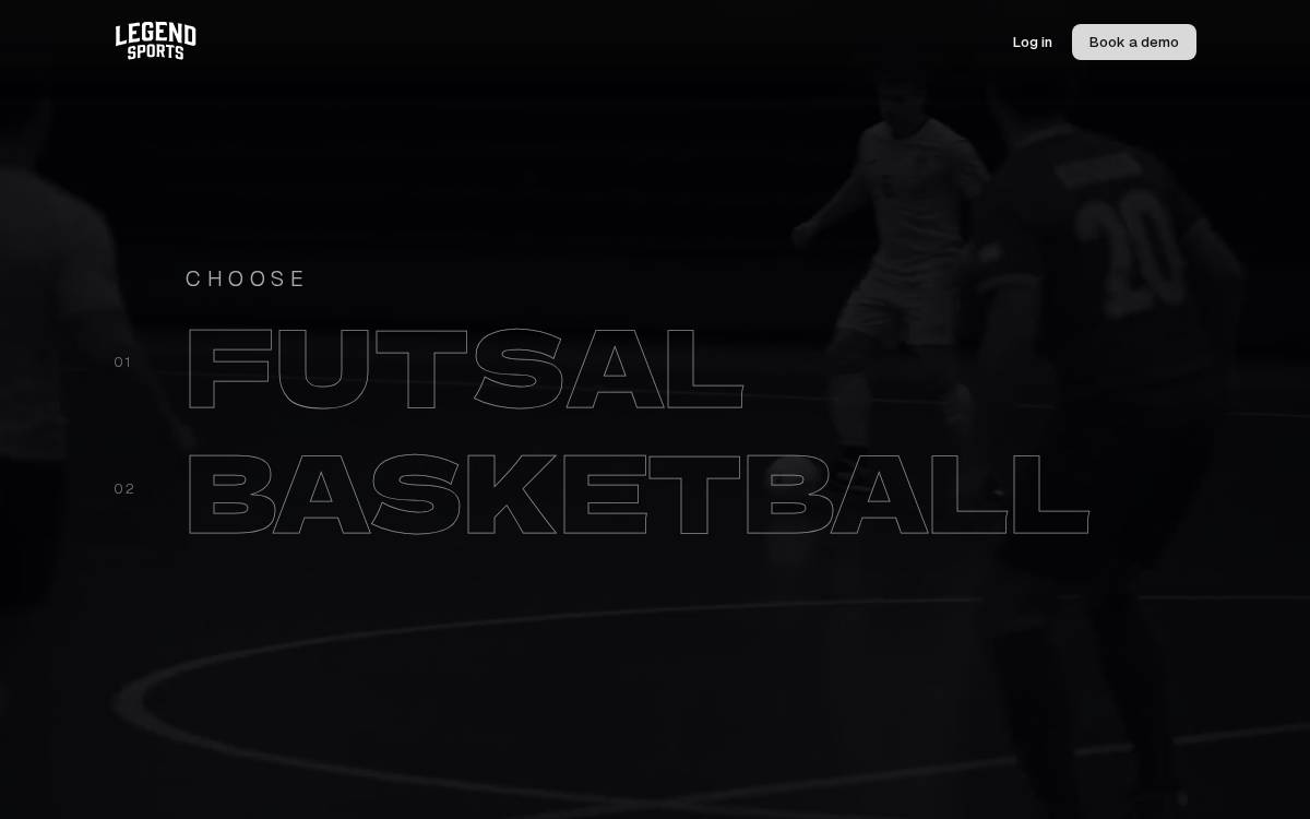Legend Sports website preview