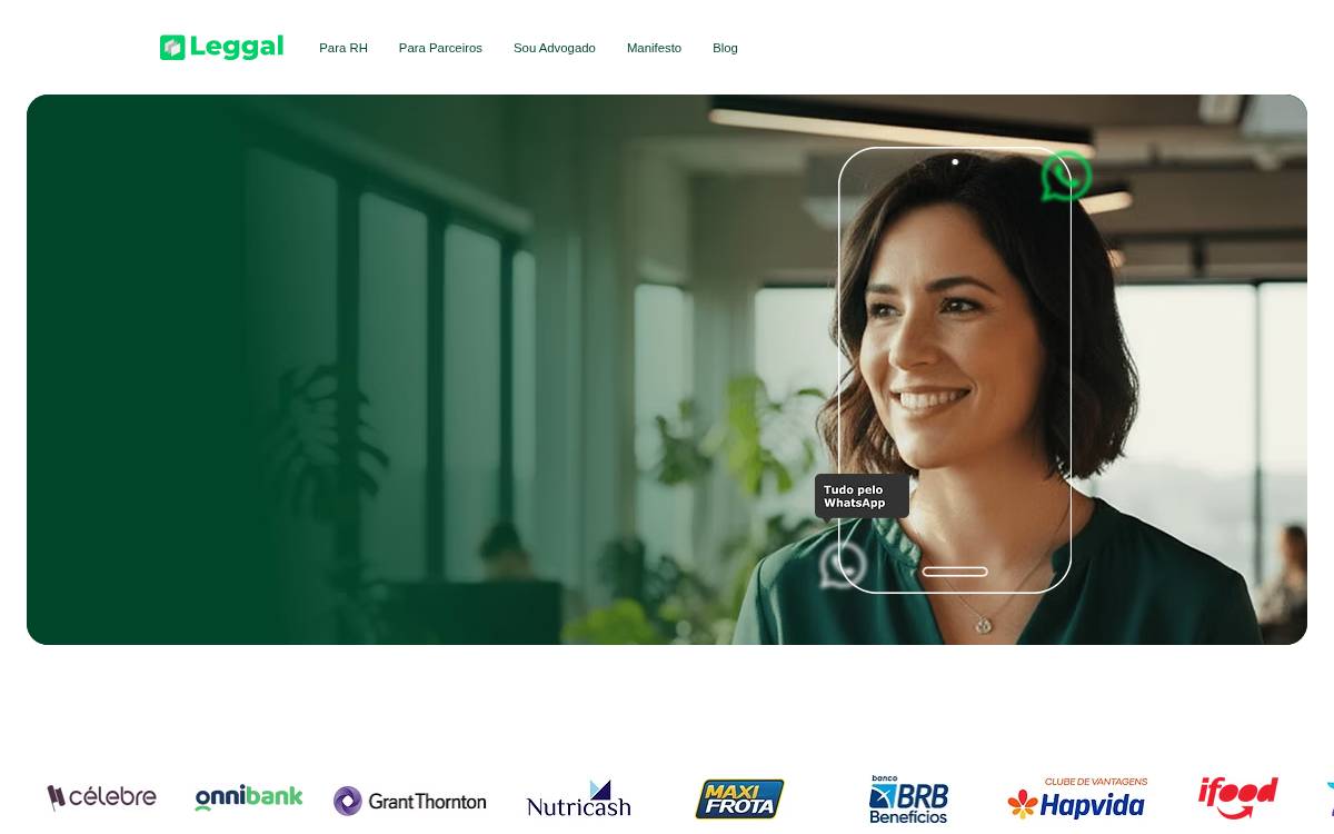 Leggal website preview