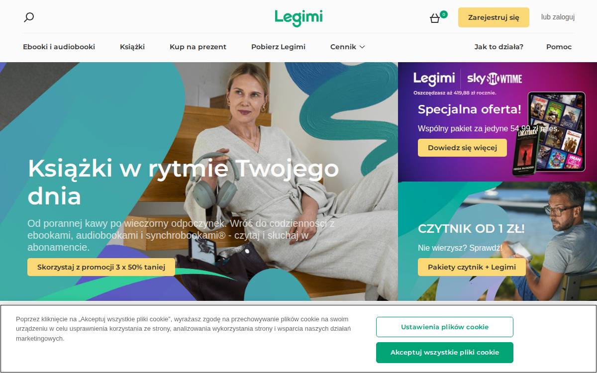 Legimi website preview