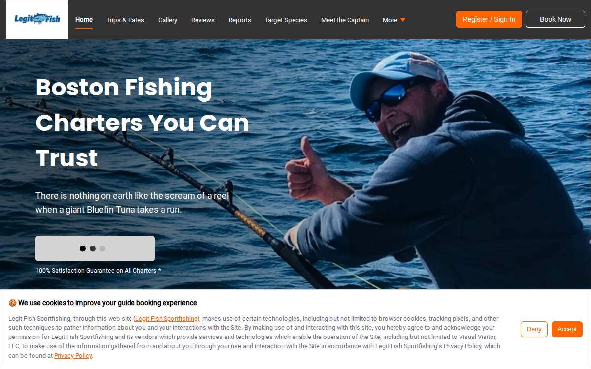 Legit Fish website preview