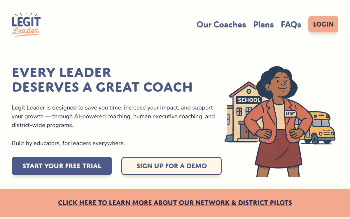 Legit Leader website preview