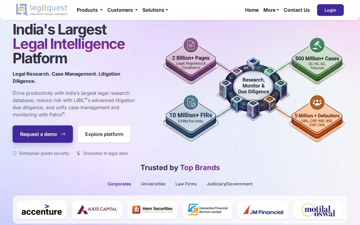 LegitQuest website preview